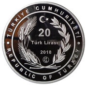 20 Lira Ismail Hakkı Dümbüllu obverse image