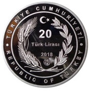 20 Lira Yelkenkaya Lighthouse obverse image