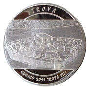 20 Lira Troya, Turkey, 2018 reverse image