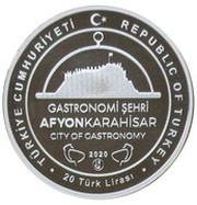 20 Lira Afyonkarahisar - Gastronomy City obverse image