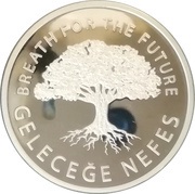 20 Lira Forestry "Breath for the Future", Turkey, 2020 reverse image
