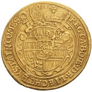 2 Ducats - Charles II of Liechtenstein-Kastelkorn, Bohemia, 1672-1693 reverse image
