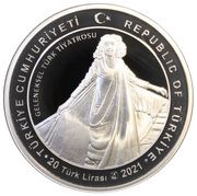 20 Lira Yıldız Kenter obverse image