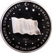 20 Lira Western Hun Empire obverse image