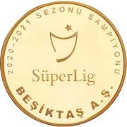 20 Lira Beşiktaş, Turkey, 2021 reverse image
