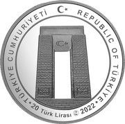 20 Lira 1915 Canakkale Bridge obverse image