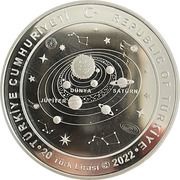 20 Lira Galileo Galilei obverse image