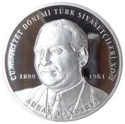 20 Lira Adnan Menderes, Turkey, 2022 reverse image