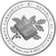 20 Lira Council of State obverse image