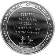 20 Lira Alparslan Türkeş obverse image