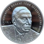 20 Lira Alparslan Türkeş, Turkey, 2023 reverse image