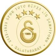 20 Lira Galatasaray, Turkey, 2023 reverse image