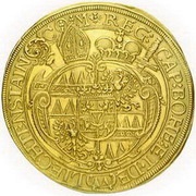 10 Ducats - Charles II of Liechtenstein-Kastelkorn, Bohemia, 1678 reverse image