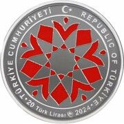 20 Lira 2024 Hungarian-Turkish Cultural Year obverse image