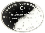25 Yeni Lira Pisces obverse image