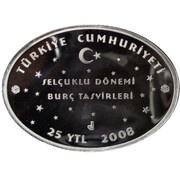 25 Yeni Lira Capricorn obverse image