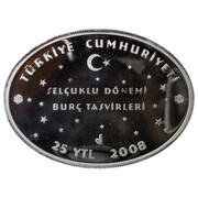 25 Yeni Lira Taurus obverse image