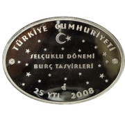 25 Yeni Lira Aries obverse image