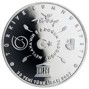 30 Yeni Lira Mevlana obverse image