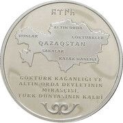30 Lira Independence of Kazakhstan, Turkey, 2021 reverse image