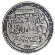 40 Yeni Lira The Silk Road obverse image