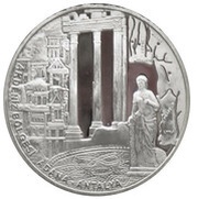 40 Yeni Lira Mediterranean Region, Turkey, 2008 reverse image