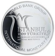 50 Lira World Bank Group, Turkey, 2009 reverse image