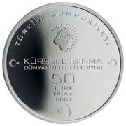 50 Lira Water - Fountain of Life obverse image