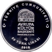 50 Türk Lirasi European Capital of Europe obverse image