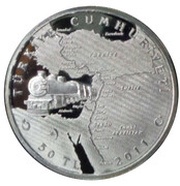 50 Lira Medina Train Station obverse image