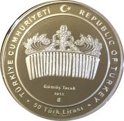 50 Lira Traditional Turkish Handcrafts obverse image