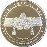 50 Lira Traditional Turkish Handcrafts, Turkey, 2012 reverse image