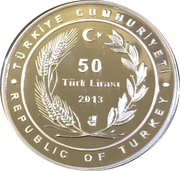50 Lira The Map of Piri Reis obverse image
