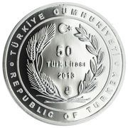 50 Lira Izmir Economic Congress obverse image