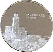 50 Lira Inceburun Feneri, Turkey, 2013 reverse image