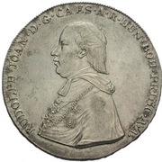 1 Thaler - Rudolph Johann obverse image