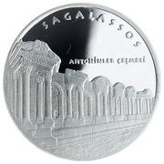 50 Lira Sagalassos, Turkey, 2013 reverse image