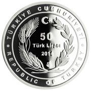 50 Lira Halide Edip Adıvar obverse image