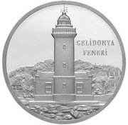 50 Lira Gelidonya Feneri, Turkey, 2014 reverse image