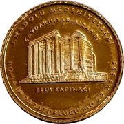 100 Lira Aizanoi, Turkey, 2017 reverse image