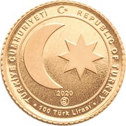 100 Lira Ottoman Empire obverse image