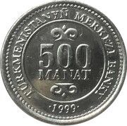 500 Manat, Turkmenistan, 1999 reverse image