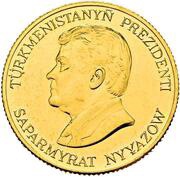 1000 Manat 54th Birthday of President obverse image