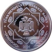 1000 Manat Ruhnama - Prosperity of the Turkmen people obverse image