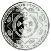 1000 Manat Amu Darya sturgeon obverse image