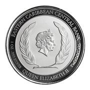 2 Dollars - Elizabeth II Coat of Arms; Coloured obverse image