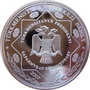1000 Manat Saparmyrat Niyazov obverse image