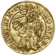 1 Ducat - Wilhelm of Rosenberg, Bohemia, 1587 reverse image