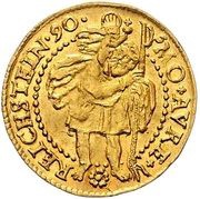 1 Ducat - Wilhelm of Rosenberg, Bohemia, 1590 reverse image