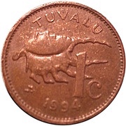 1 Cent - Elizabeth II 3rd portrait reverse image